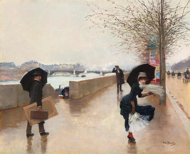 Jean Béraud Le vent 1935.jpg